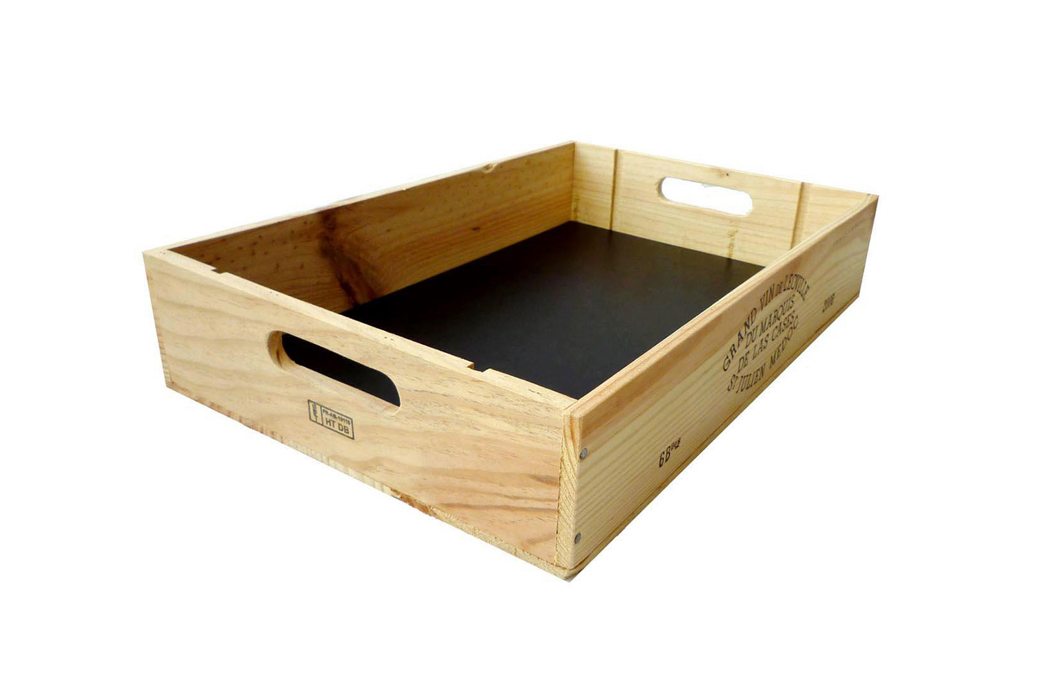 Tablett mit Aufdruck auf der Breitseite